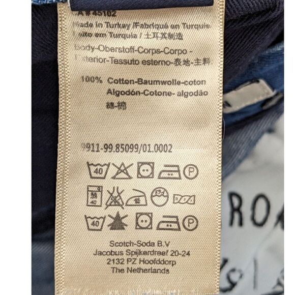 Scotch & Soda Amsterdam Ralson Harpoon Jeans Blue Wash Slim Fit Men's Size 29x32 - Picture 12 of 12